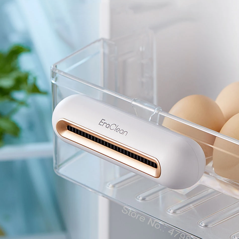 Дезодорант-стерилизатор Xiaomi EraClean для холодильника, очиститель озона, перезаряжаемый кухонный воздушный фильтр для автомобильного шкафа для обуви