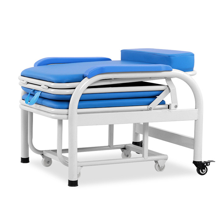 Hospital Fold-able Accompany Medical Chair Bed
