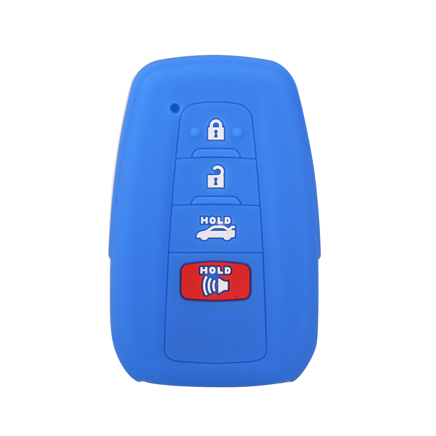 For 2017 2018 Toyota Prius Prime 4 Buttons Remote silicone car key case cover Factory Wholesale Car Key Cover Car Accessories