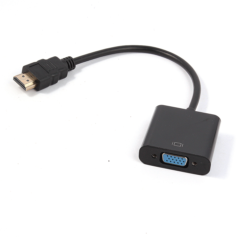 Переходник с HDMI-кабеля на VGA, аудиоадаптер 1080P с HDMI на VGA для проектора HDTV