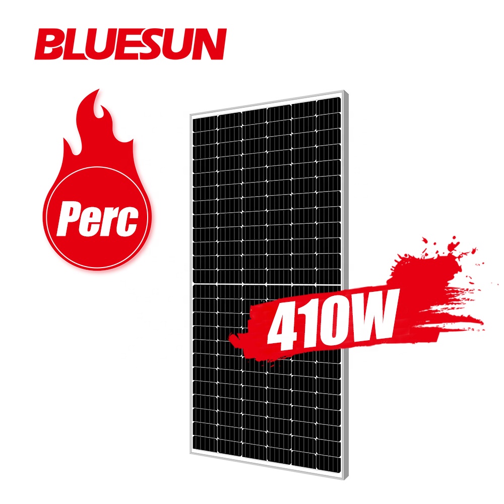 BLUESUN PERC 400 Ватт солнечная панель солнечных батарей 410 подойдет как для повседневной носки, так половина сотовые панели солнечных батарей 400 w wholesale_solar_panels