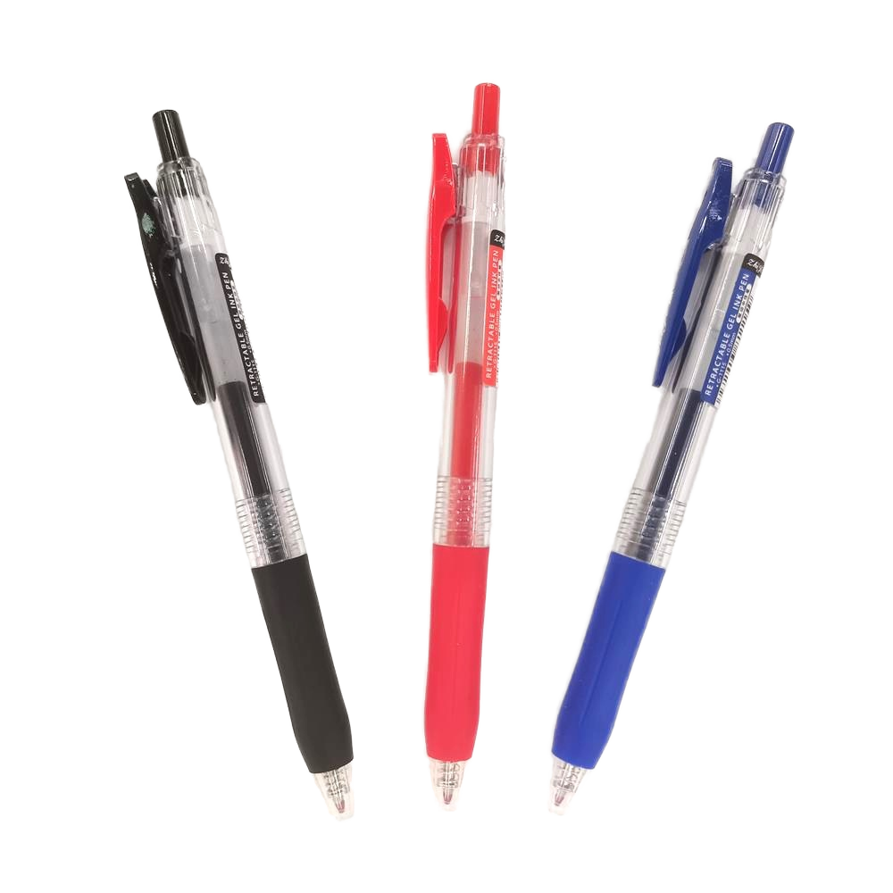 Wholesale press neutral pen Black Red Blue 0.5mm student exam neutral pen Office signature pen