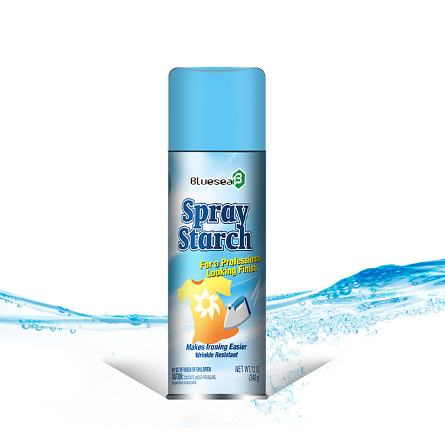 Customized scents renew fabric clothing ironing liquid wrinkle removal speed starch spray