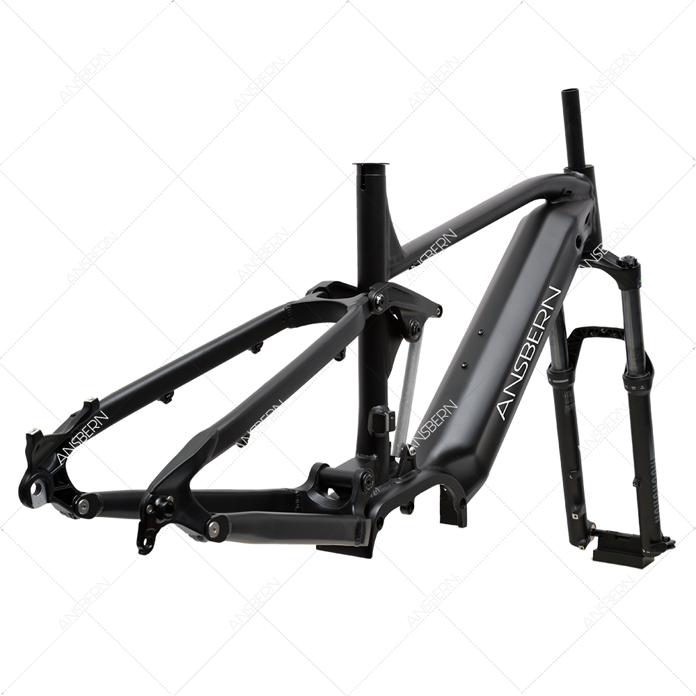 hot sales full suspension middle drive ebike frame electric bike frame