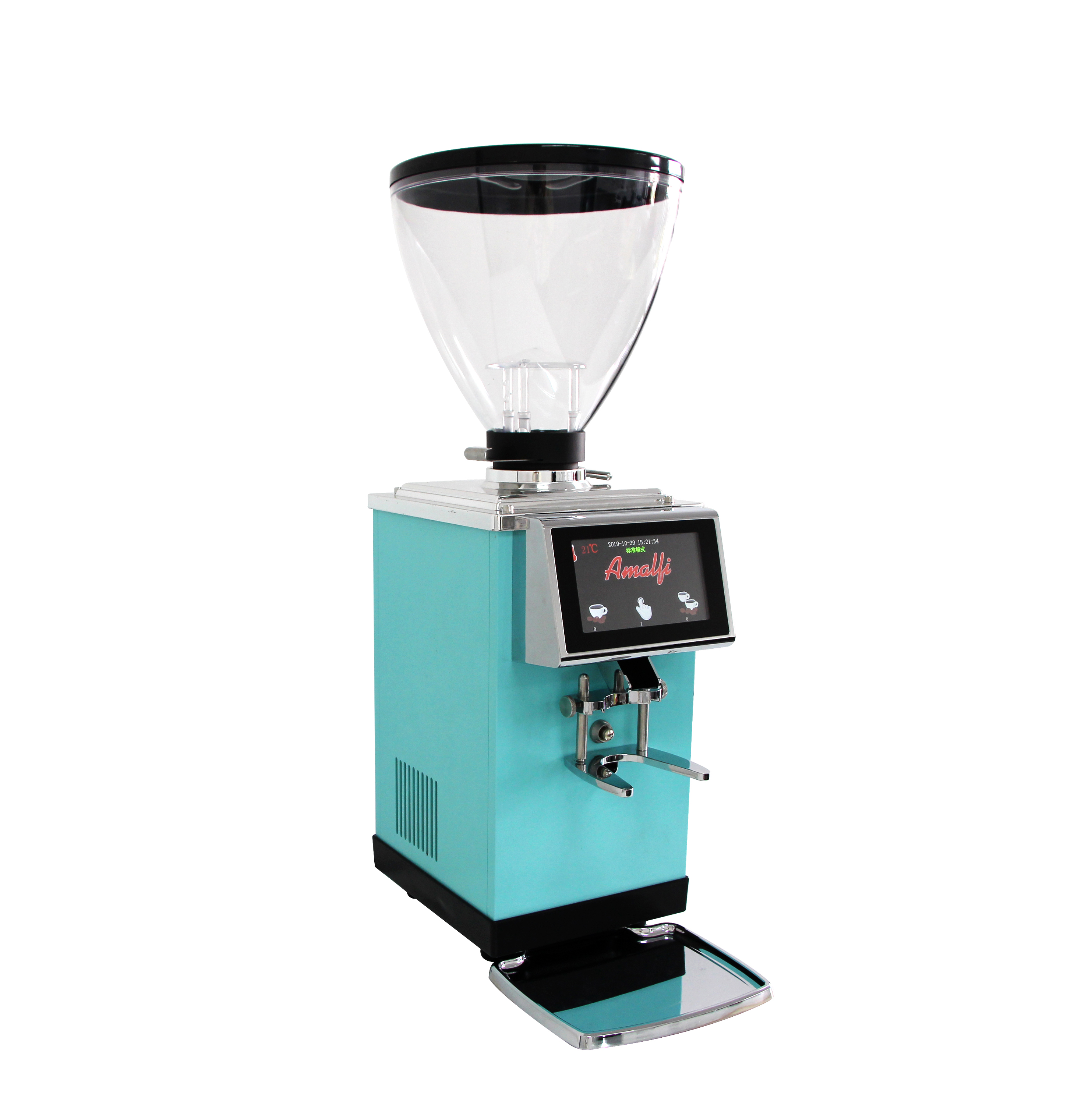 Electric coffee grinder for commercial