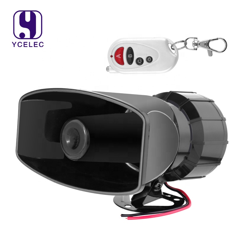 12V 115db сигнализации автомобильный гудок/100W Водонепроницаемый полицейская сирена с микрофоном