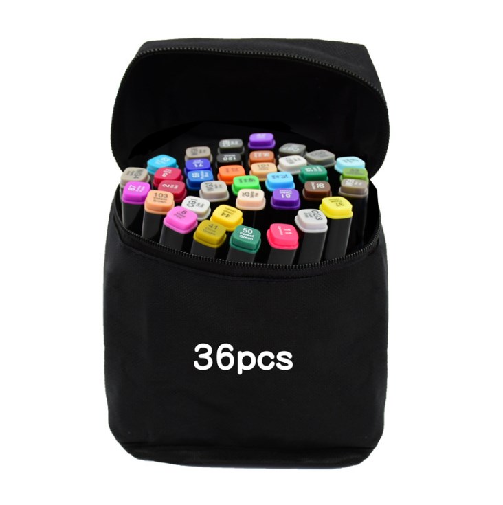 80 60 48 36 24 colors Markers Manga Sketching Markers Dual Brush Pen Alcohol Felt color Art marker set
