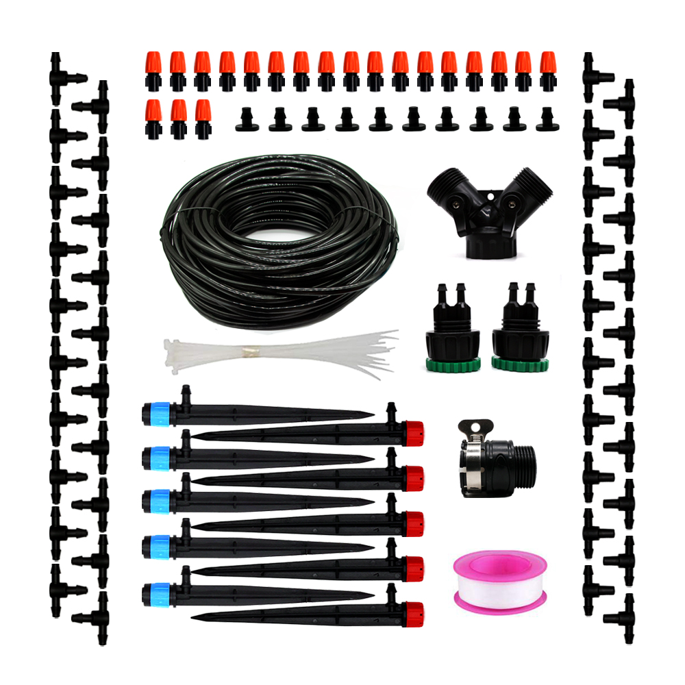 low cost 25m gardening micro drip irrigation system equipment drip irrigation kit