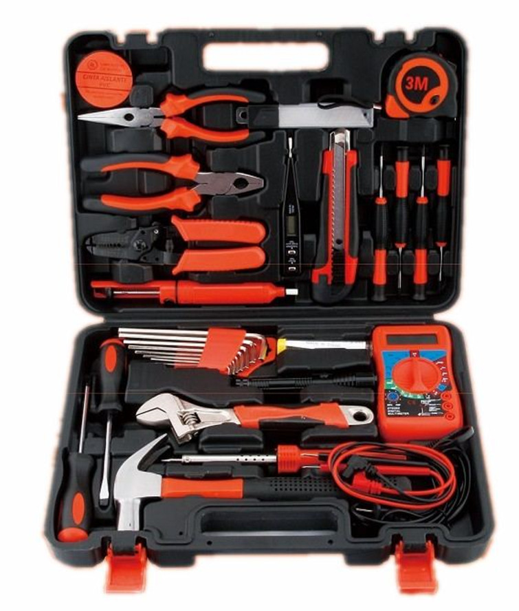 Electrician Multimeter Repair Set Home Appliance Hardware Hard Case Hand Multitool Maintenance OEM Customizable Combination