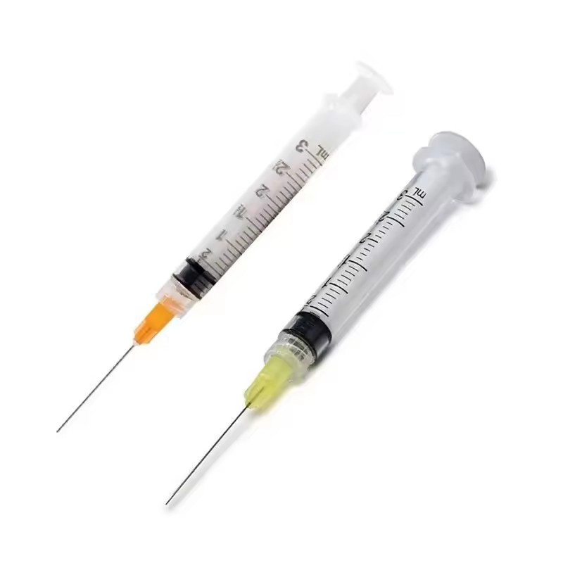 Disposable 5ml Syringes with Barrel and Piston Medical Hospital Use Injection Needle Equipment