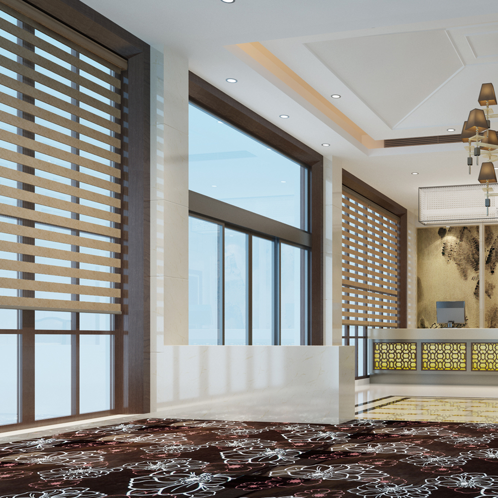 China Manufacturer Cistom High Quality Zebra Motorized Sheer Blinds Curtain