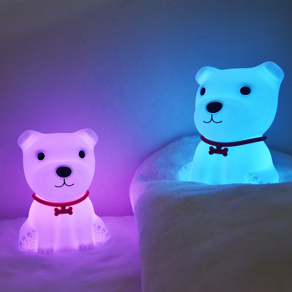 2021 Best Chargeable Dog Portable Cartoon Kids Night Light