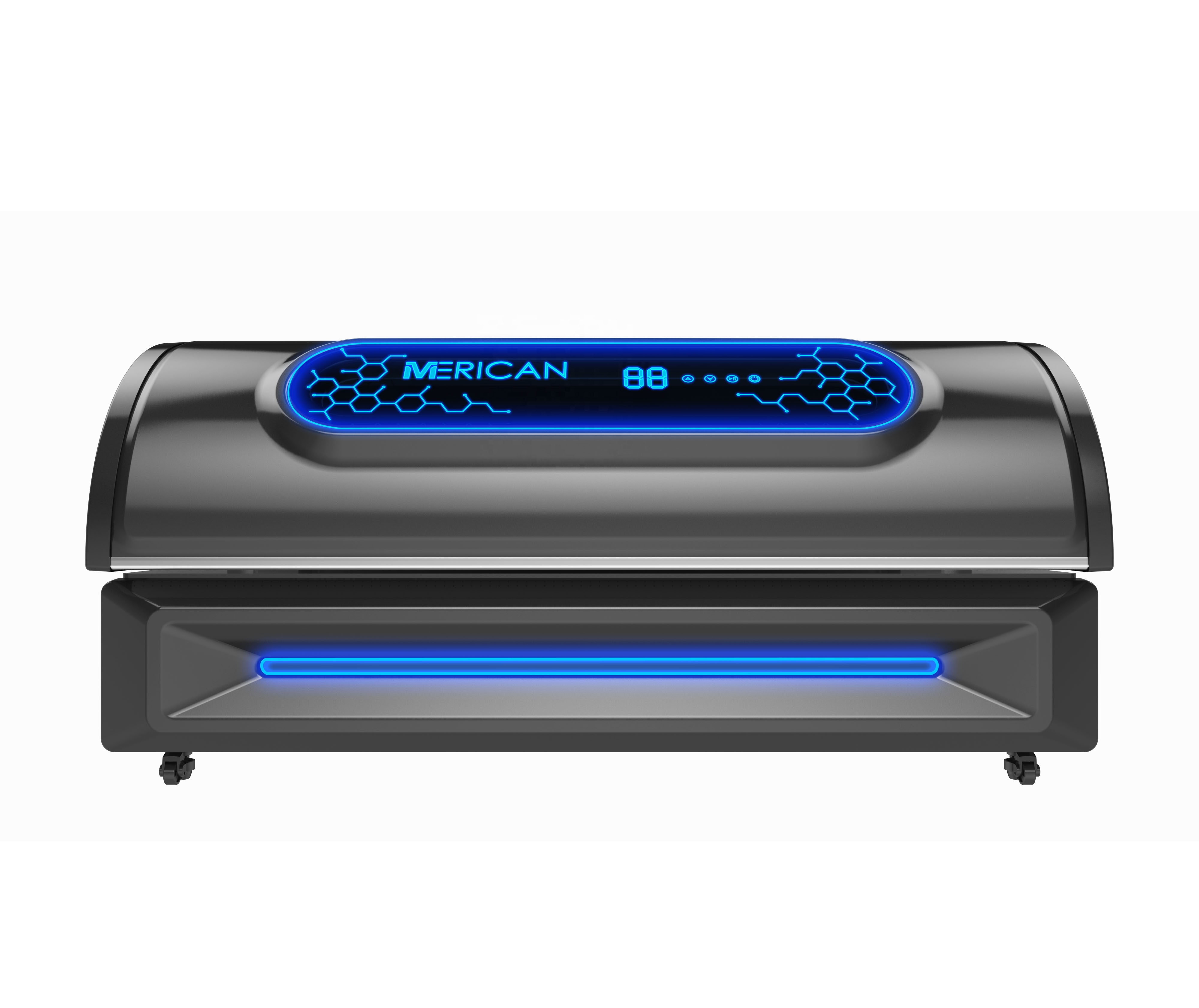 Latest Design Sunbed Factory Direct Price Lying Horizontal Sunbed Solarium Solar Booth For body Tanning Sunbathing