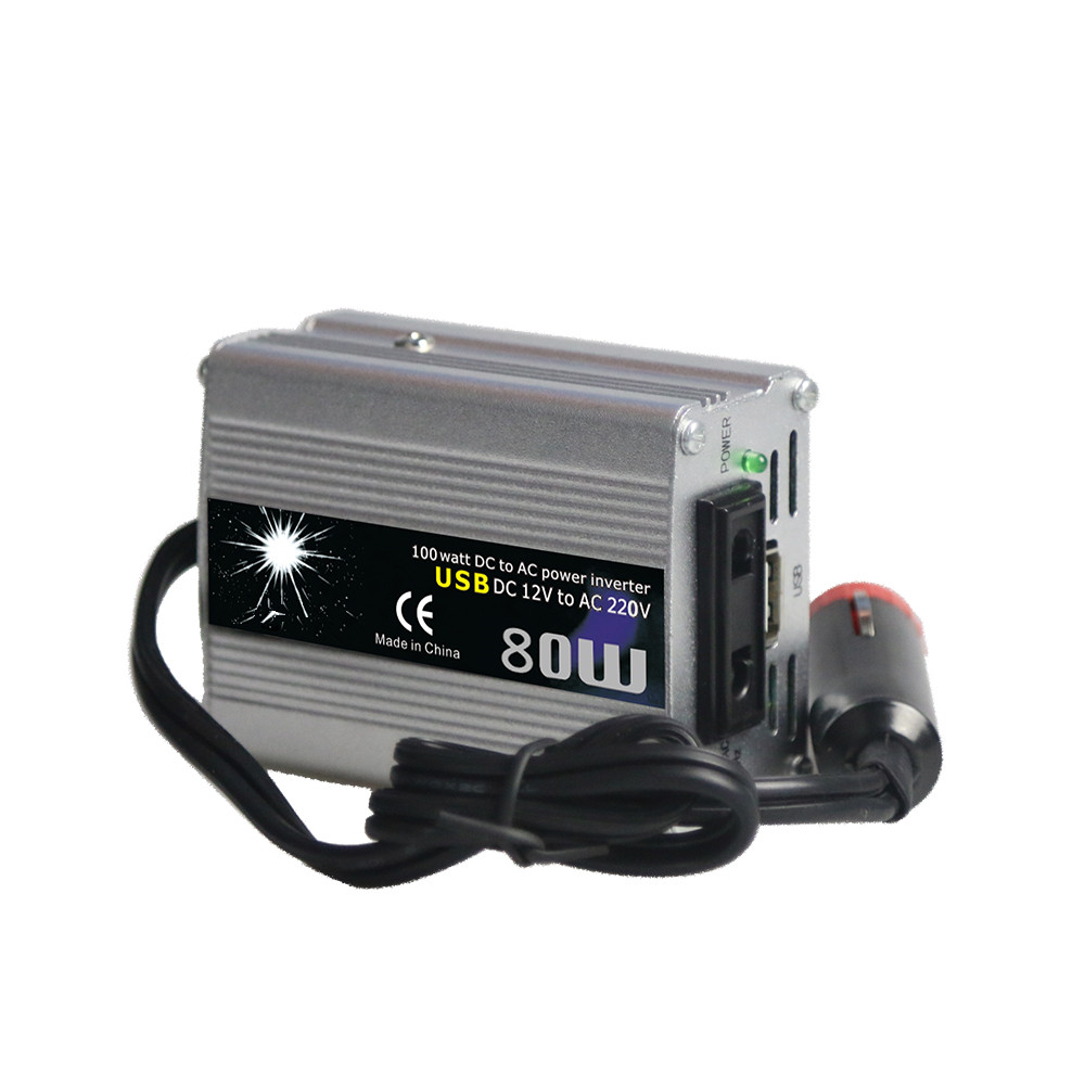 80W 12V 24V to 220V 110V DC to AC Modified Sine Wave Inverter Solar Energy System Power Inverter