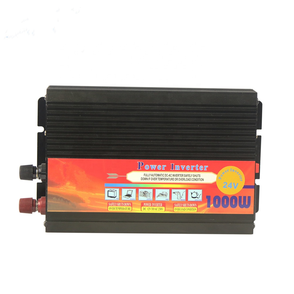 1000 Watt 12V 24V DC to AC 110V 220V High-Capacity Off Grid Modified Sine Wave Power Inverter Solar Energy System
