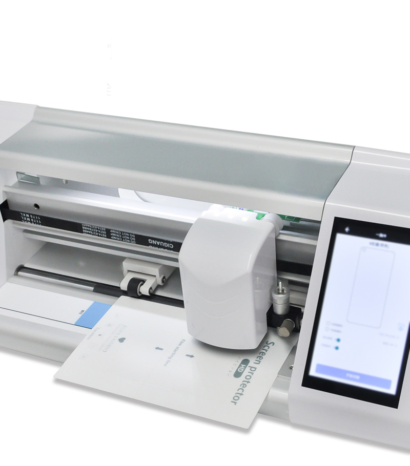 Fully automatic Built-in screen mobile phone screen protector cutting machine TPU Film cutter