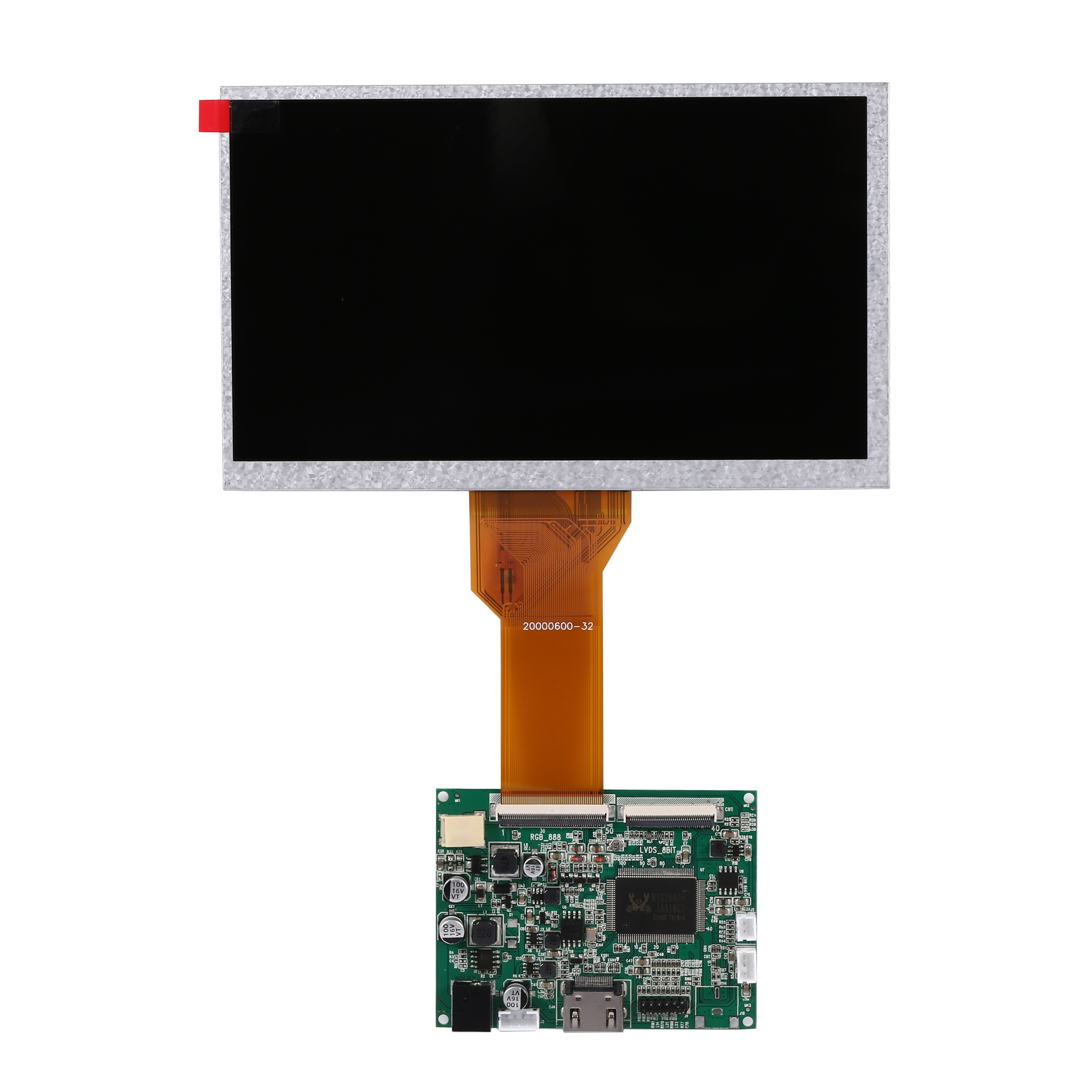 Высокая яркость 800x480 1000 nit lcd 7 дюймов