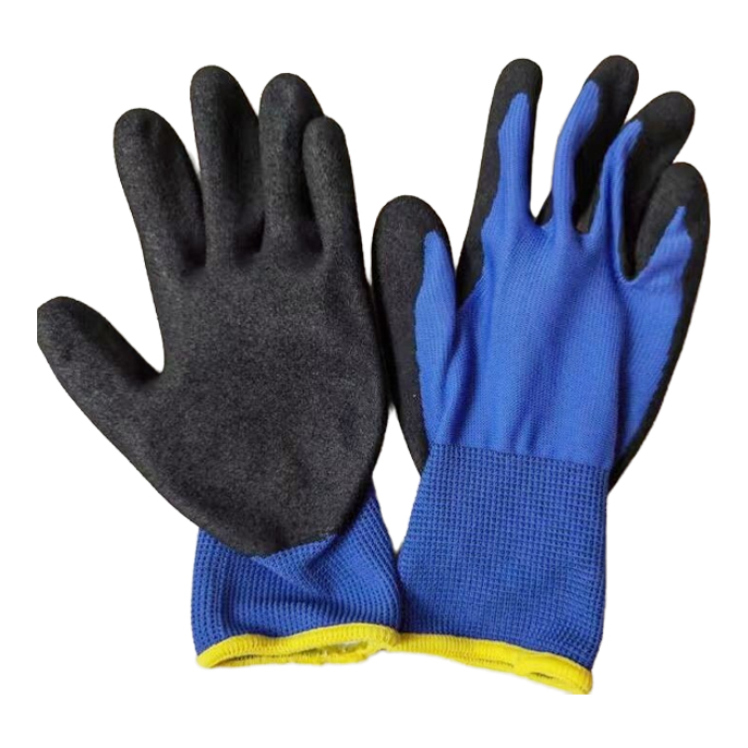 Excellent Quality 13gauge Polyester Nitrile Sandy Coated Gloves Production Line Nitrile Sandy Coated Glove Machine