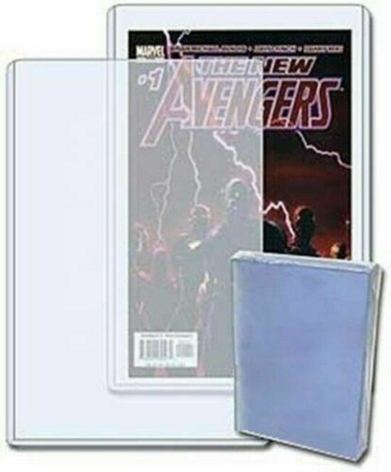 Leshiny Custom Toploader Card Sleeve High Quality Modern Age Comic Book Holder with Rigid Case 7x10.75 Topload Current Model