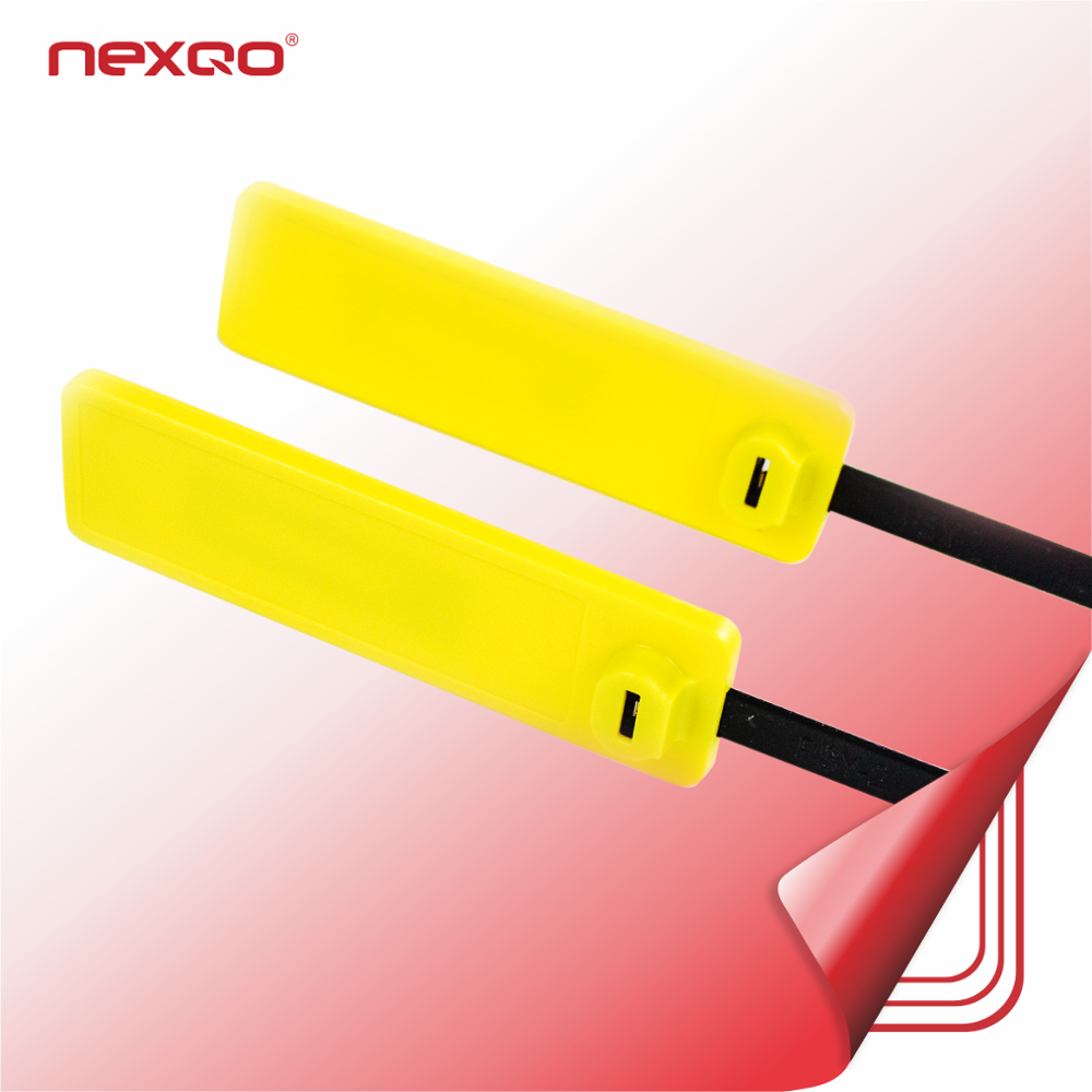 RCT02 Self Locking Custom Printed Nylon Cable Tie Tag with Label RFID Plastic Zip Tie