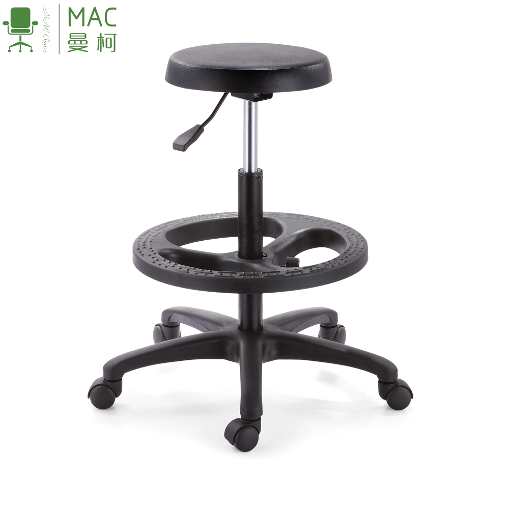 Простой pu круглый стул лаборатории sillon ejecutivo регулируемое sillas tabrette laboratorio quimica