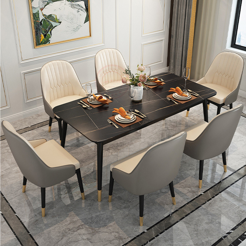 White color dinning table set dining room furniture dining room tables