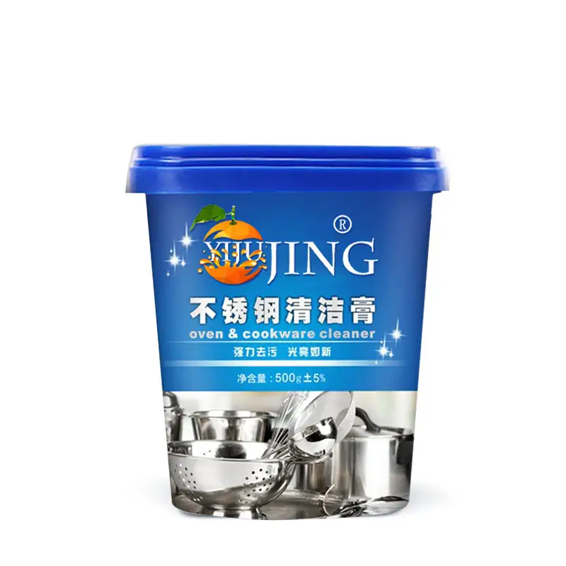 Factory sale stainless steel cleaning paste to remove burn marks at the bottom of the pot, cleaning scale and rust