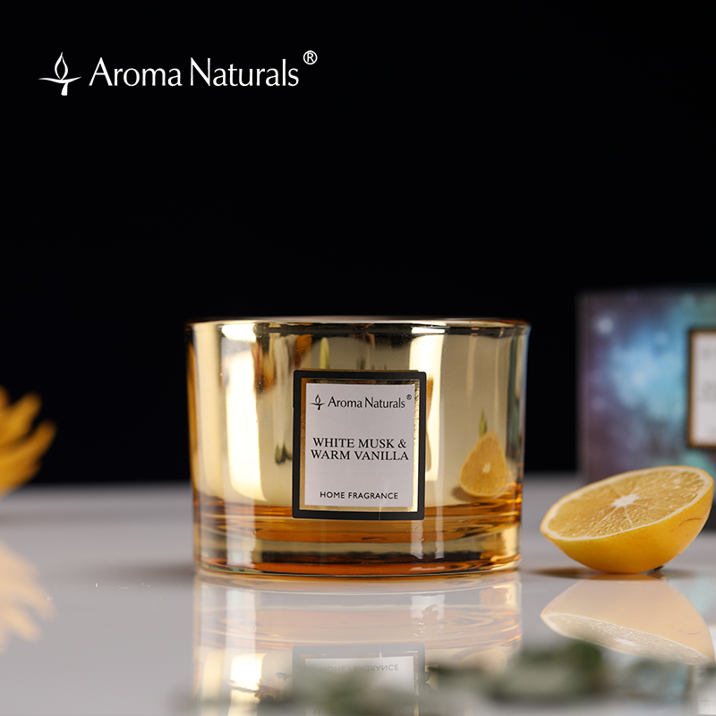 Ароматические свечи Aroma Naturals luxury 3 wick в коробке