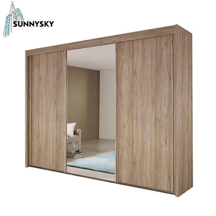 Home Furniture Design World Dressing Table Shelves Wardrobe with Mirror