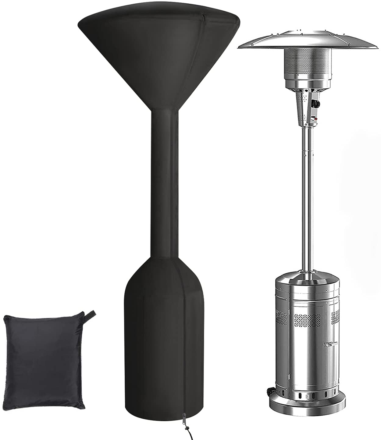 Propane Padded Heater Lamp Cover Pyramid Waterproof Standup Electric Wall Patio Heater Cover