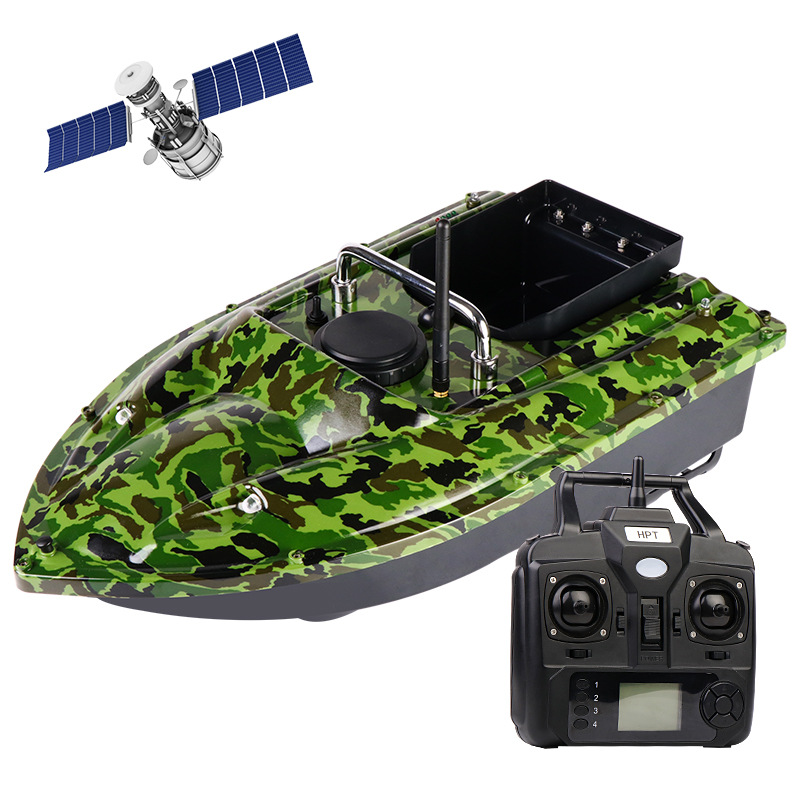500m Intelligent Remote Control Fish Feeder GPS Automatic Return, Fishng Bait Boat