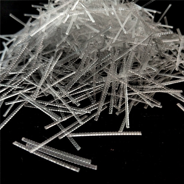 Concrete Polypropylene Synthetic Staple Fiber 50mm Black Macro PP Steel Fiber for Concrete