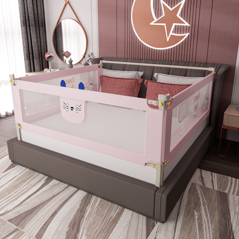 AliGan bed rail for toddler crib bed guard convertible 1pcs seat belt side adjustable fence seniors baby safety protector guard
