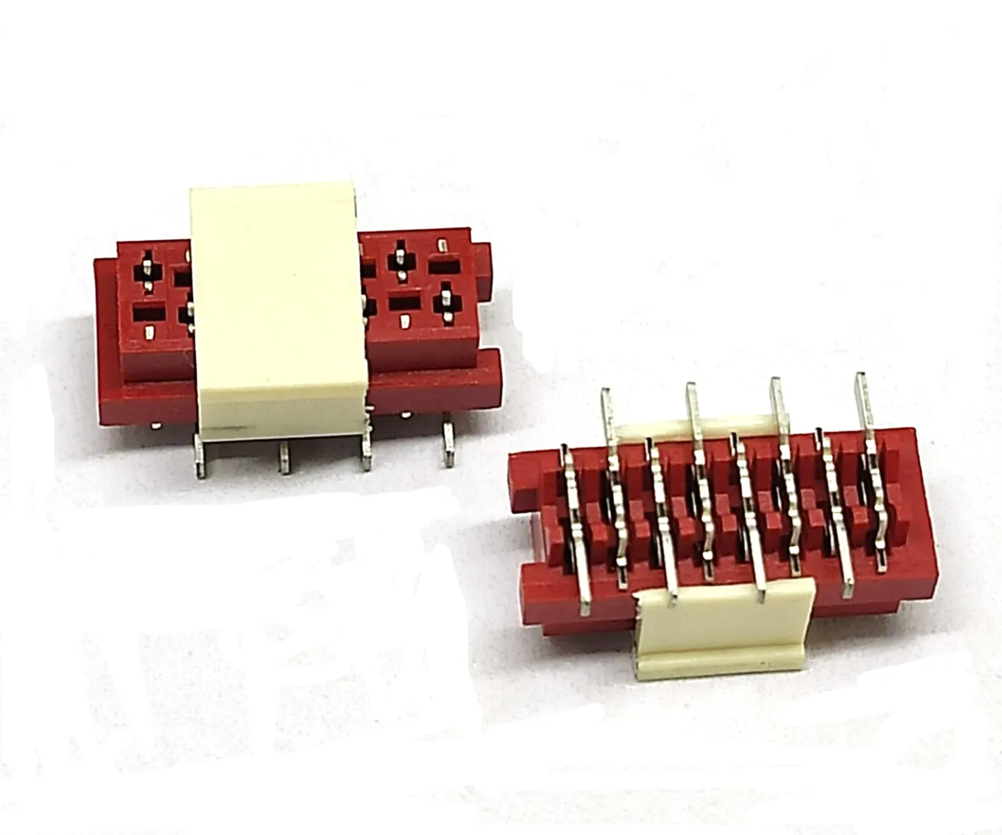 Pcb receptacle board to board 2.54mm pitch 2 rows 14 contacts surface mount TE alternative 188275 connectors