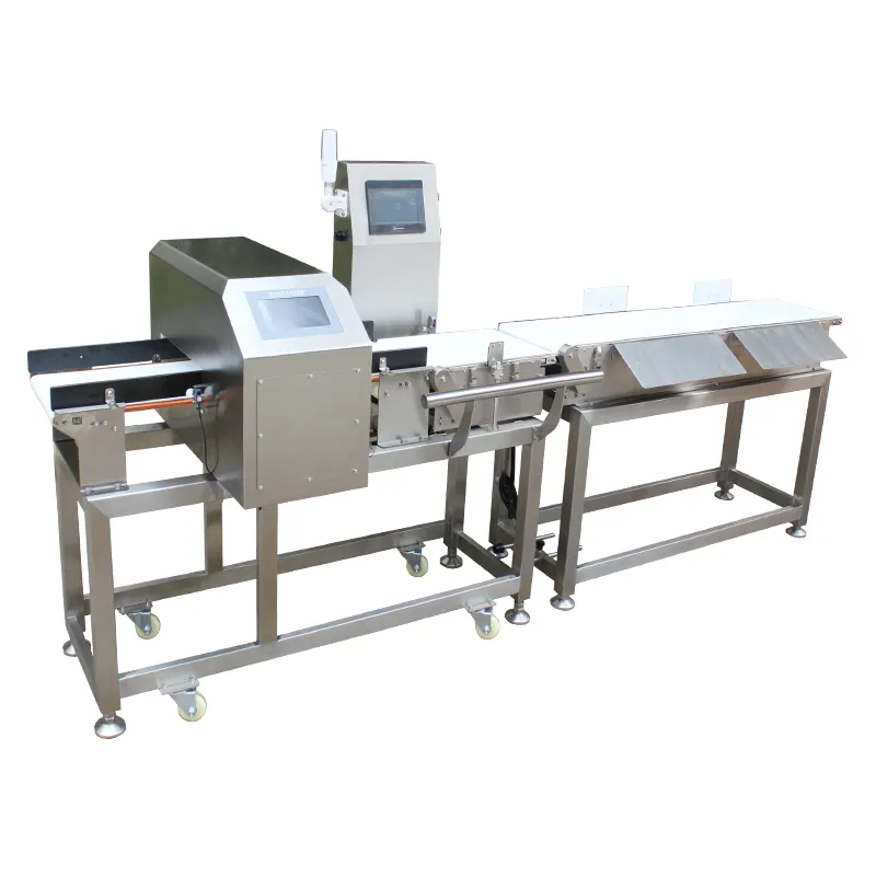 Industrial Combined Food Metal Detector And Checkweigher For Food Bag