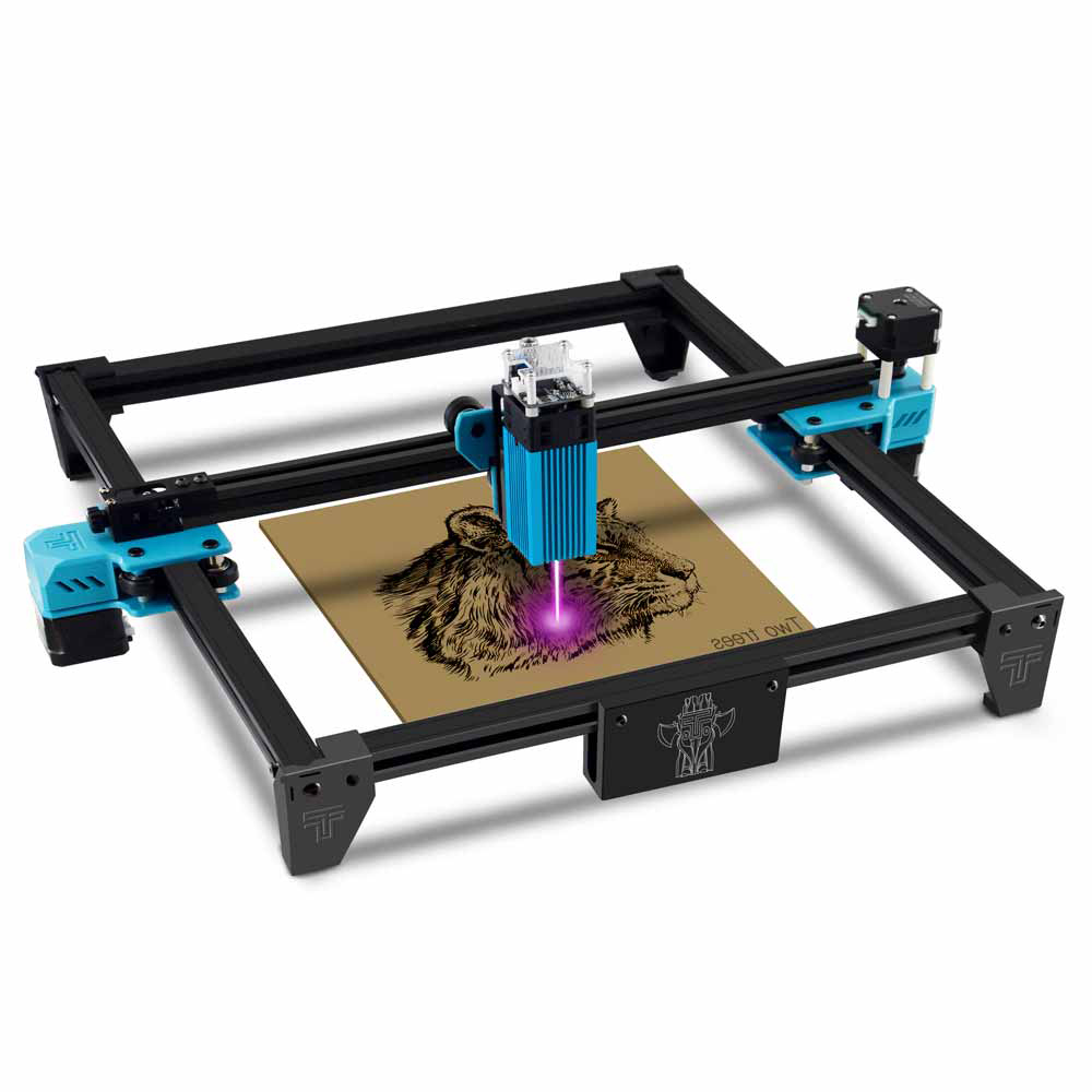 Twotrees Настольный LD + колледж 3d машина лазерной гравировки лазер TT-5.5s портативный 40 Вт diy Лазерный Гравировальный Станок