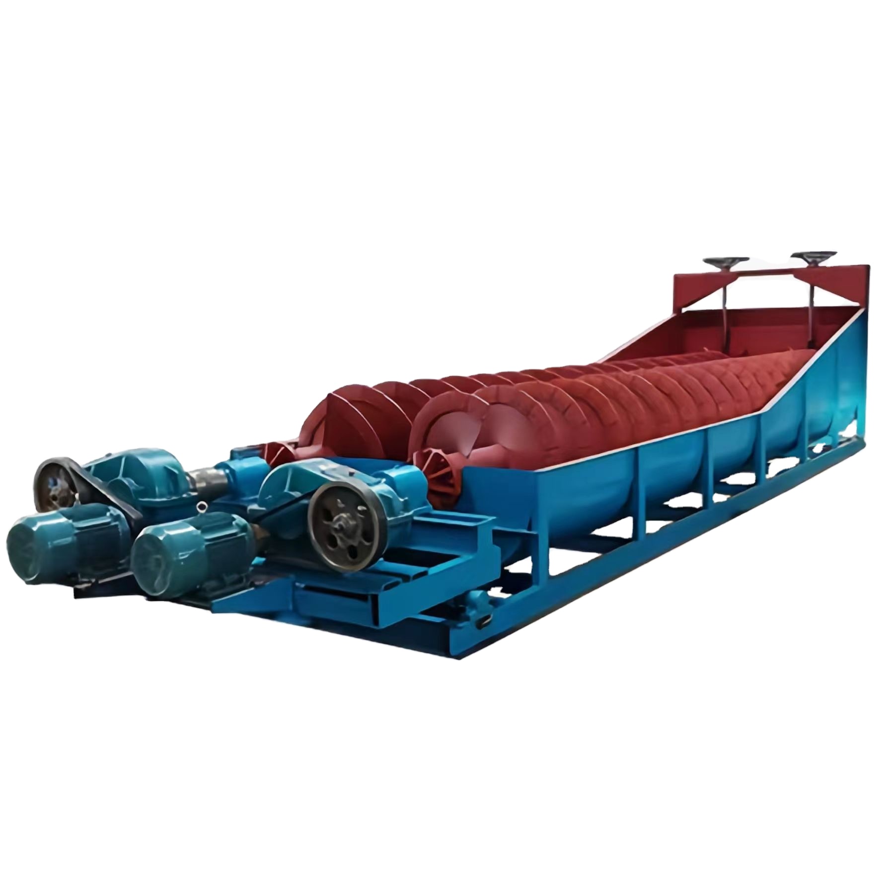 SHUTRIK Heavy type single spiral Sand Washer Screw River Silica Sand Washing Machine