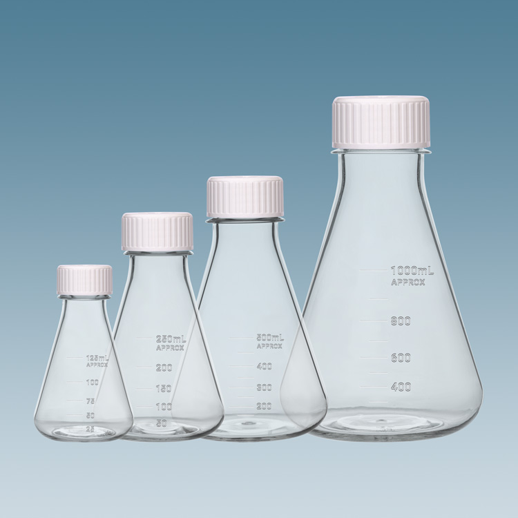 125 мл 250 мл 500 мл 1000 мл Поликарбонат Erlenmeyer фляги