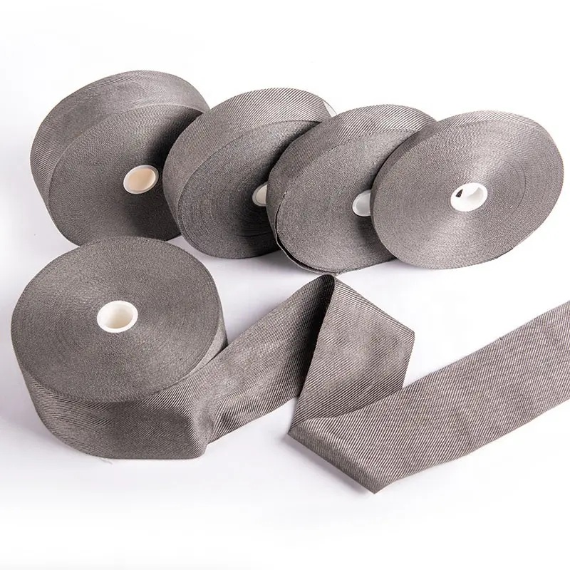 stainless steel metal fiber conductive tape width 10mm-400mm conductive tape