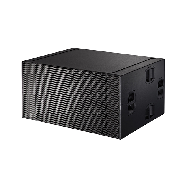 Сливовый dual 18 дюймов 1600 Вт большой сабвуфер пассивный rfid система приведенная в действие НЧ-динамик Профессиональное аудио сабвуфер