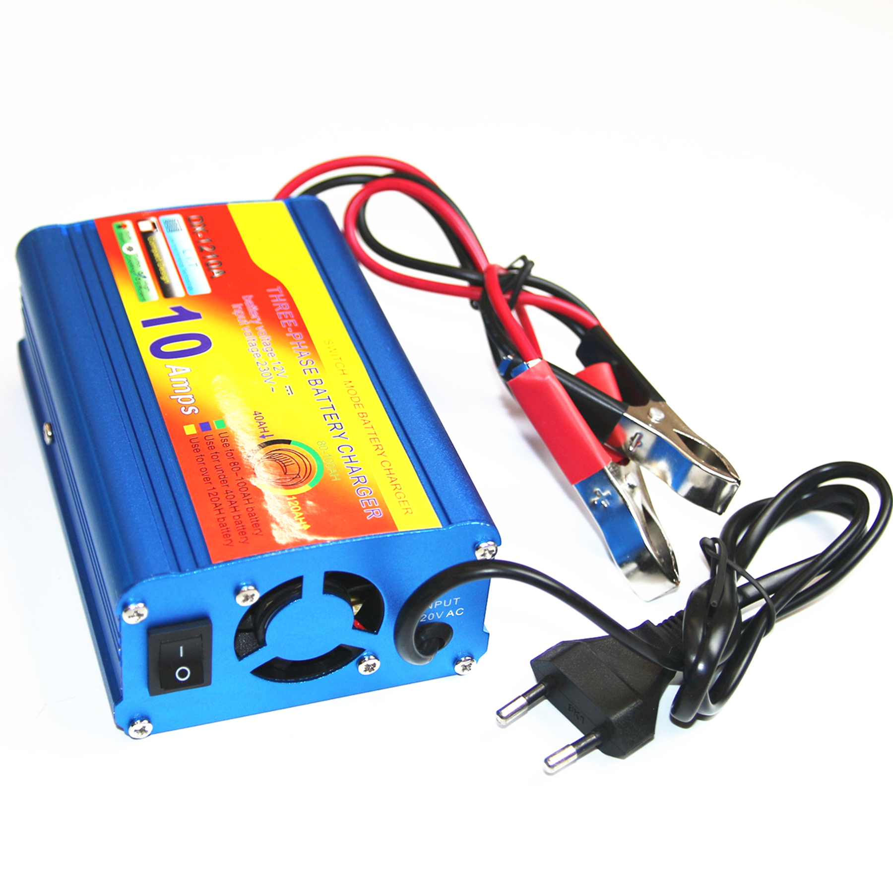 10A Battery Charger 12v DC 220v AC Portable Car battery Charger
