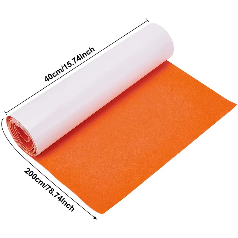 Polyester soft touch self adhesive nonwoven fabric felt sheet