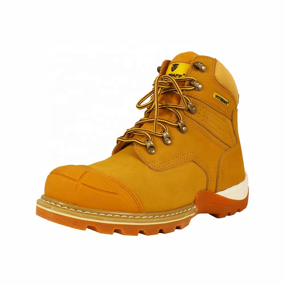 New Style Steel Toecap Unisex Leather  Safety Boots VITO2339