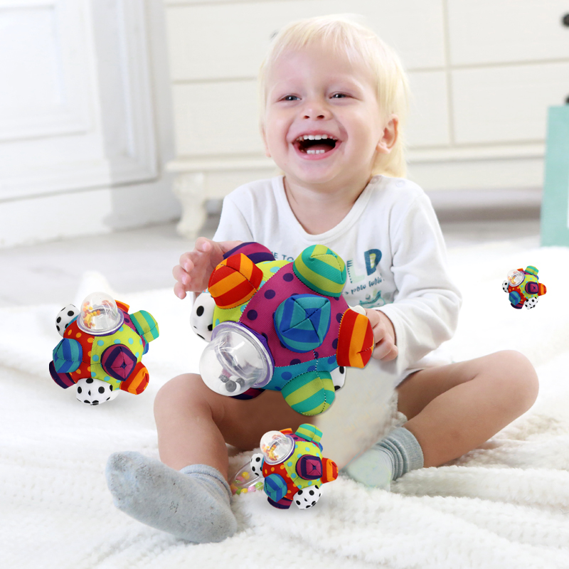 Baby Rattle Toys Sensory Ball Development Educational Infant Toys Baby Rattle Newborn Handbell Rattle Toys For Baby 0 24 Months