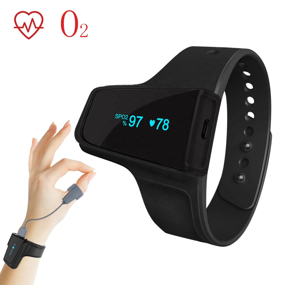 Viatom Checkme O2 CE Wrist Sleep Oximeter with PC Report Continuous Pulse Monitor with Bluetooth
