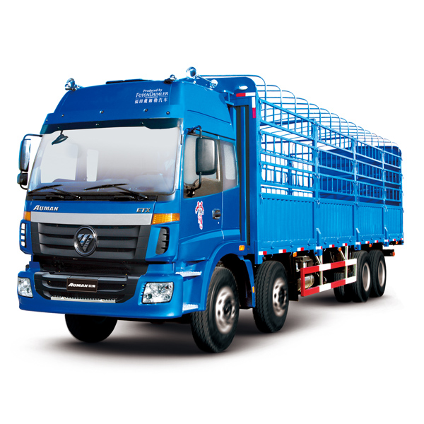 Грузовой автомобиль, новинка, б/у, Foton Auman Cummins 8*4 Загрузка овощного забора для животных, грузовой автомобиль