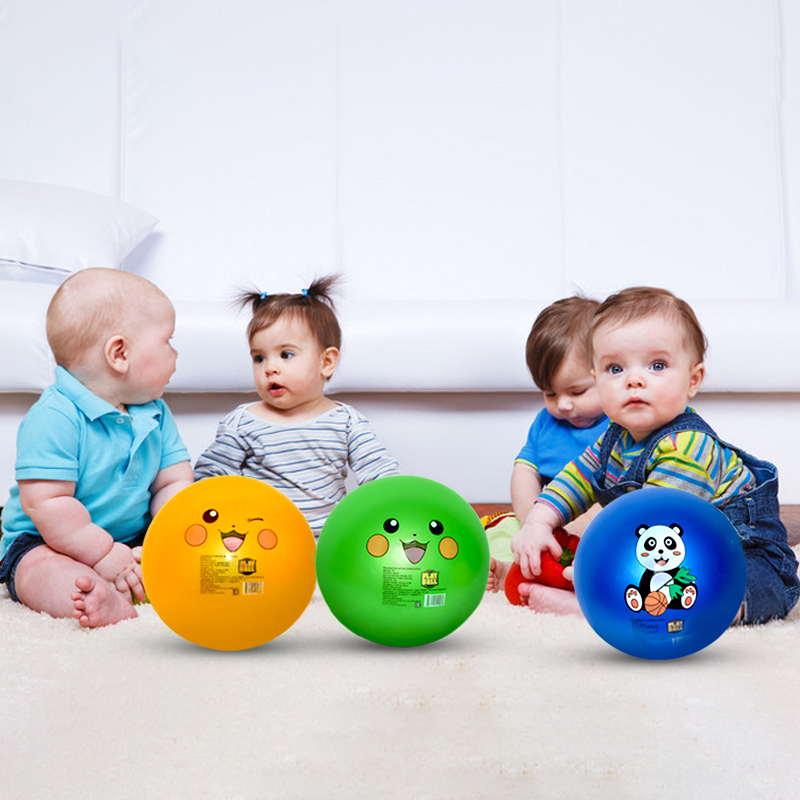 Customized Eco-friendly Blue Advertising inflatable beach ball logo