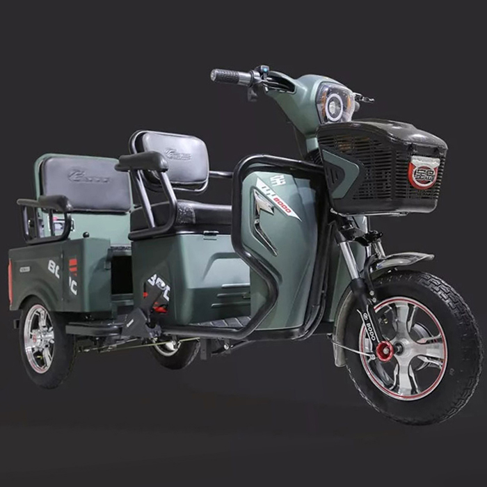 Электрический грузовой трицикл 48V 500W электрический трицикл 3 колеса Электрический Пассажирский Трицикл