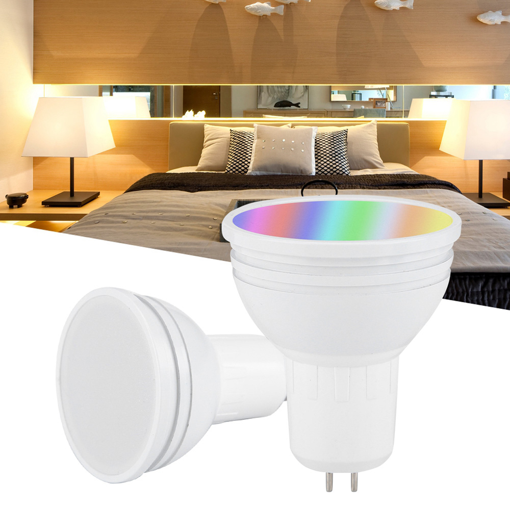 Одобренный Wifi RGBW GU10 прожектор B22 E27 GU5.3 умный Светодиодный прожектор с регулируемой яркостью Разноцветный свет работа с Alexa светодиодный прожектор
