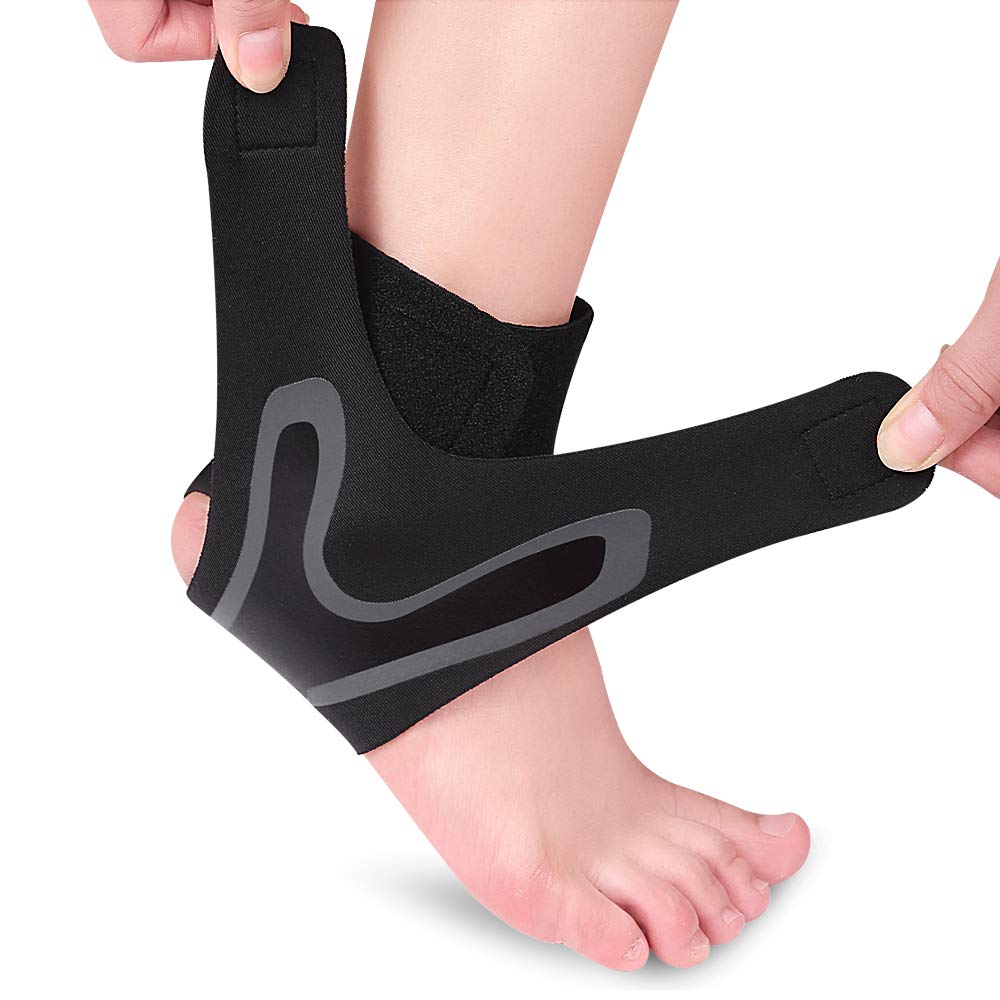Neoprene Breathable Adjustable Ankle Brace Ankle Support for Sprained Ankle  Plantar Fasciitis   Achilles Tendons